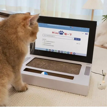 PawPunch Laptop Scratcher