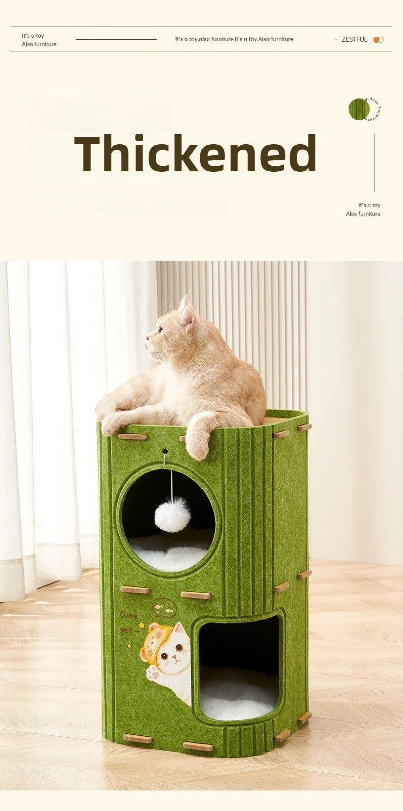WhiskerWind Cat Tower