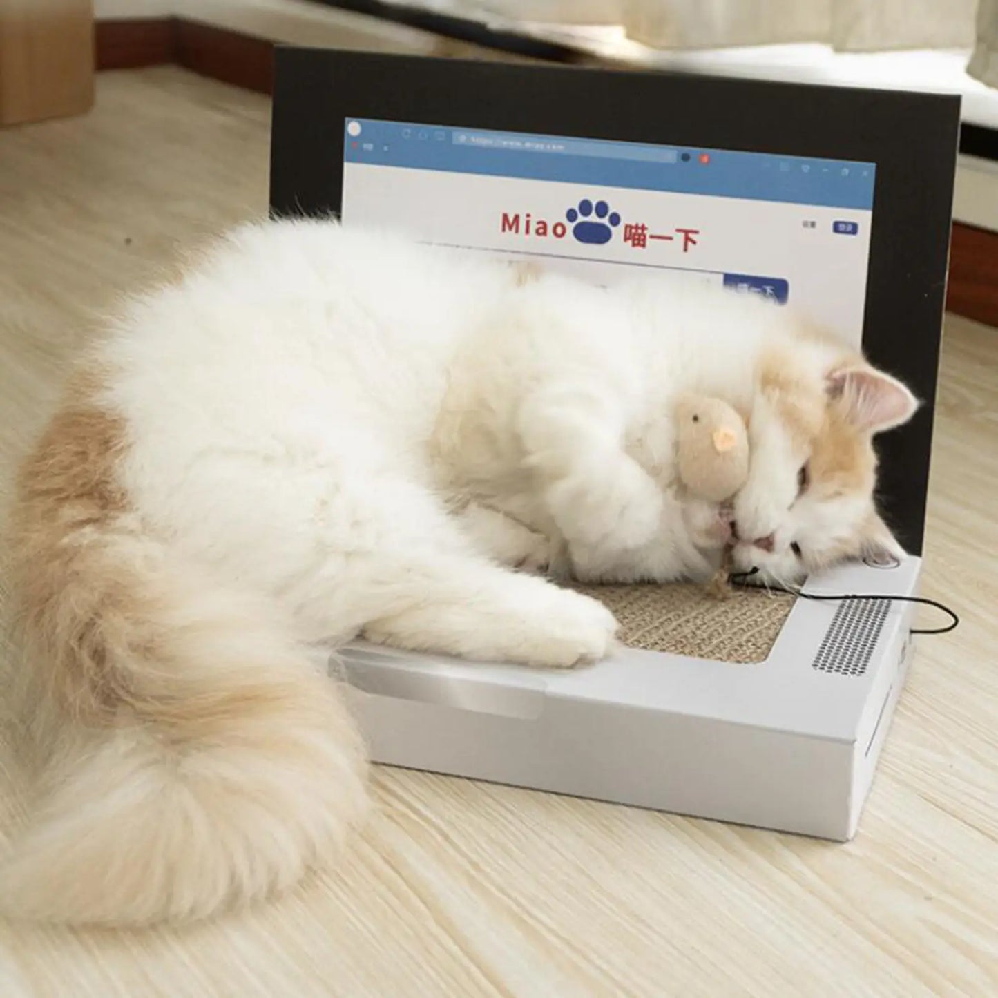 PawPunch Laptop Scratcher